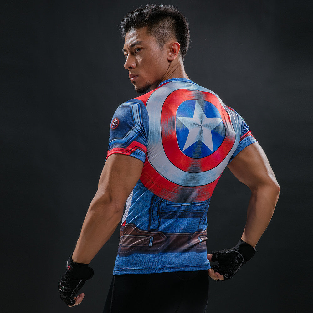 Hero Compression Shirt - Captain America 3
