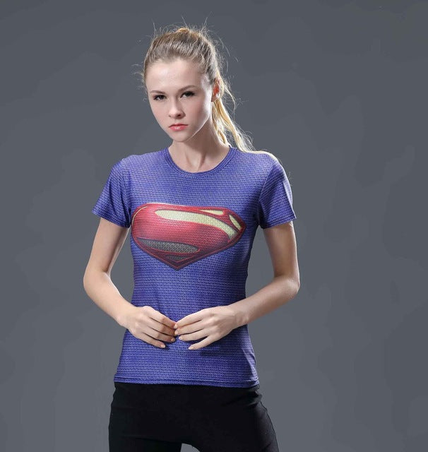 Women's Compression - Super Man 4