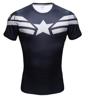 Hero Compression Shirt - Captain America