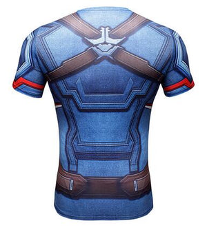 Hero Compression Shirt - Captain America 2