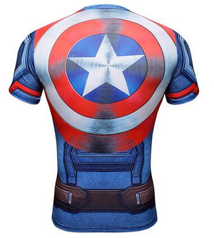 Hero Compression Shirt - Captain America 3